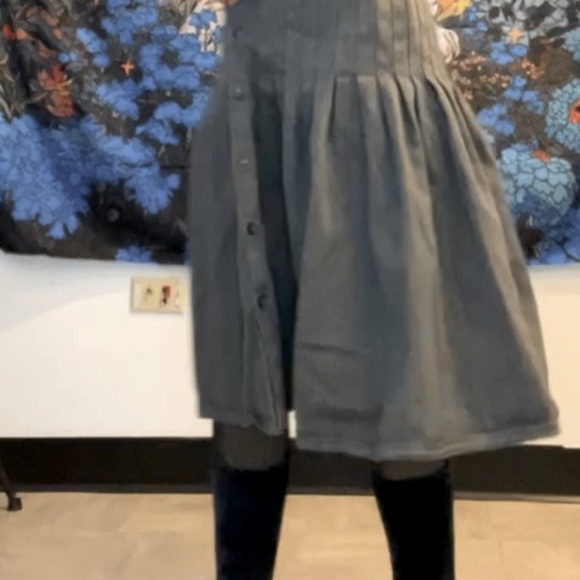Vintage Grey Academia Skirt - Picture 6 of 6